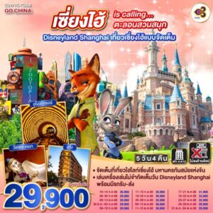 เซี่ยงไฮ้ is calling…ตะลอนสวนสนุก Disneyland Shanghai 5วัน 4คืน