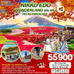 NIKKO EDO WONDERLAND HITACHIKOCHIA 6D 4N
