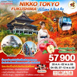NIKKO TOKYO FUKUSHIMA AUTUMN 6D 4N โดยสายการบินไทย [TG]