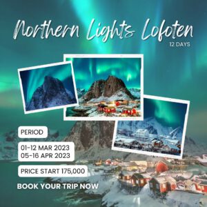 ทัวร์แสงเหนือ NORTHERN LIGHTS LOFOTEN 12 DAYS