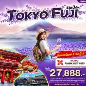 FLOWER BLOOM! TOKYO FUJI โตเกียว-ฟูจิ ทัวร์ญี่ปุ่น 5วัน3คืน