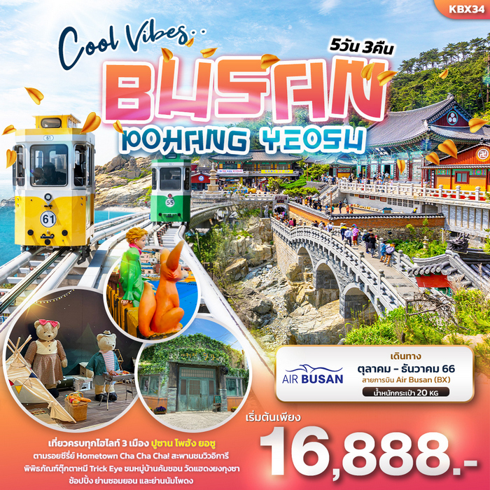 Cool Vibes.. BUSAN POHANG YEOSU 5วัน 3คืน