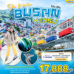 ทัวร์ปูซาน Ski Winter BUSAN YEOSU 5วัน 3คืน