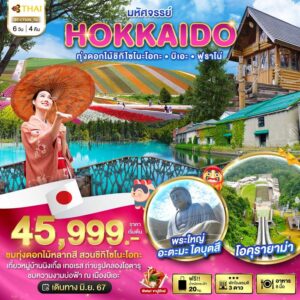 มหัศจรรย์...HOKKAIDO ทุ่งดอกไม้ชิกิไซโนะโอกะ บิเอะ ฟูราโน่ 6วัน 4คืน