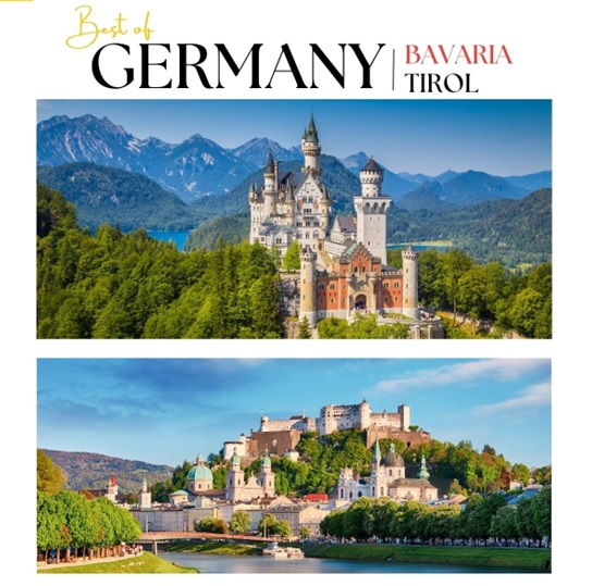 ทัวร์เยอรมัน Best of Germany 9 days (Bavaria-Tirol)