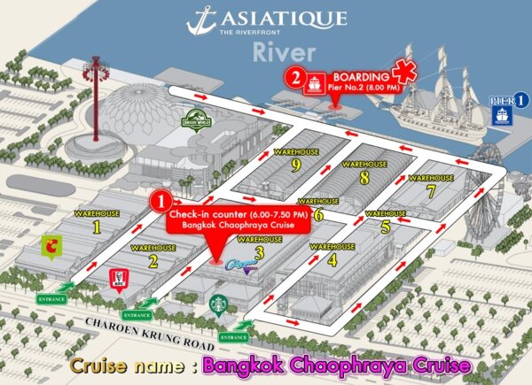 เรือ BANGKOK CHAOPHRAYA CRUISE